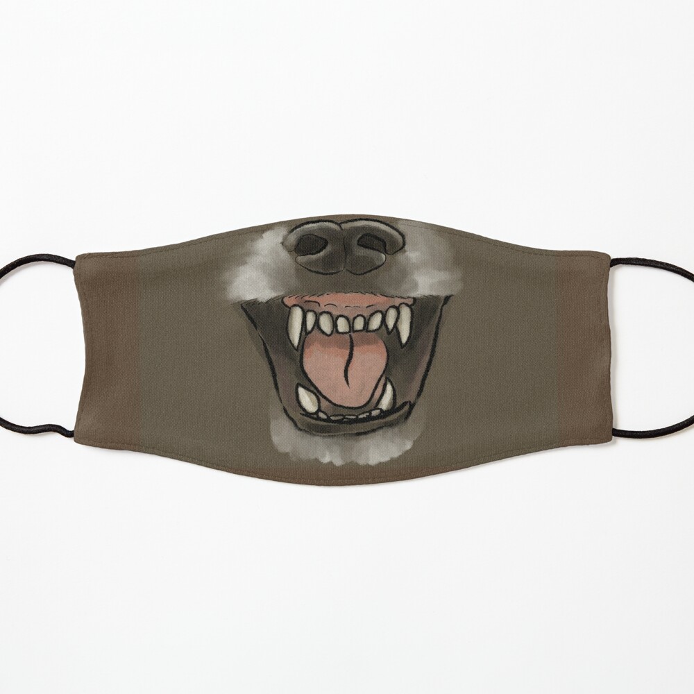 snarling dog mask