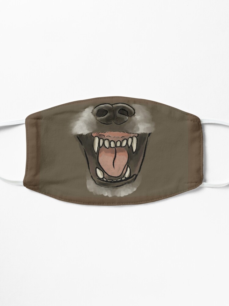 snarling dog mask