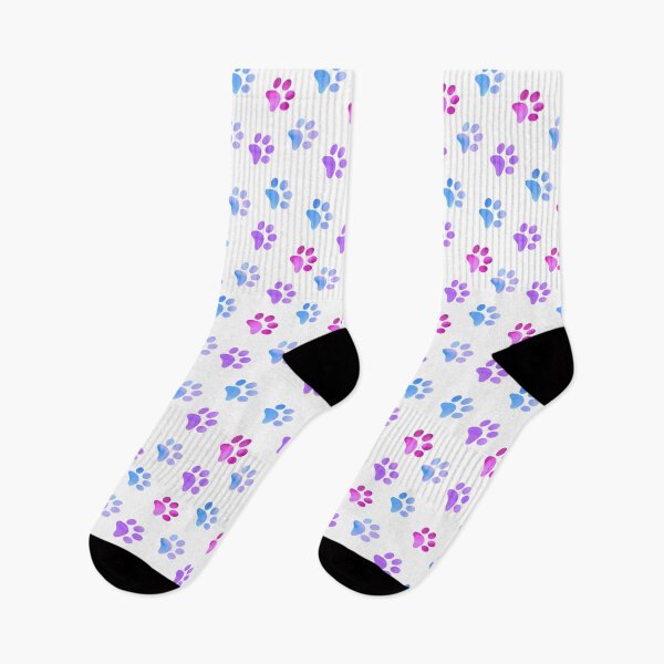 Item preview, Pink Blue Purple Galaxy Paw Prints V2 designed and sold by FaithAndForest.