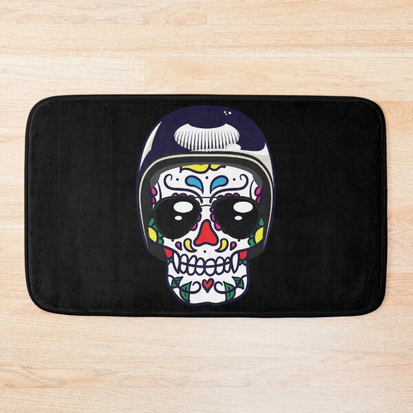 Item preview, Cool Sugar Skull Bikers Day of The Dead Bike Rider Gift designed and sold by haselshirt.