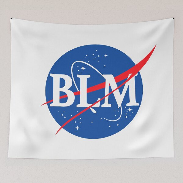 Item preview, blm - black lives matter nasa logo designed and sold by cameronbaba.