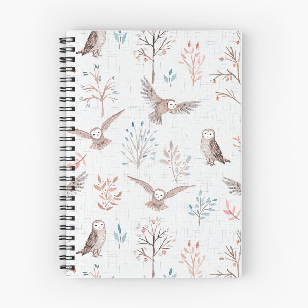 Item preview, magic pastel forest with owls designed and sold by Petit Faon Prints.