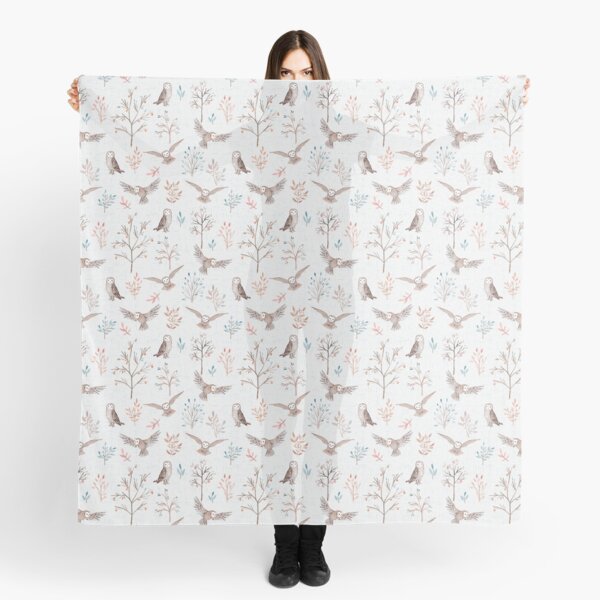 Item preview, magic pastel forest with owls designed and sold by Petit Faon Prints.