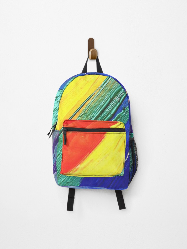 Thumbnail 1 of 3, Backpack, Abstract Chakra designed and sold by saraperry.