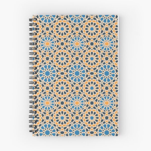 Item preview, Orange and Blue Flower pattern designed and sold by Prototyp.