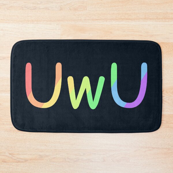 Item preview, rainbow UwU designed and sold by SNG12.