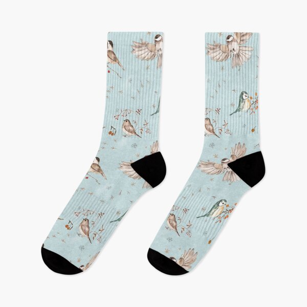 Item preview, winter birds designed and sold by Petit Faon Prints.