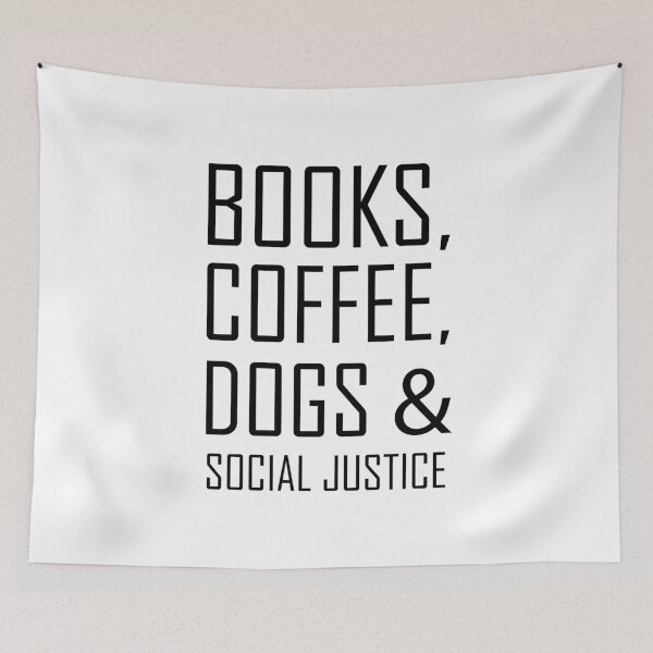 Item preview, BOOKS, COFFEE, DOGS & SOCIAL JUSTICE designed and sold by Benspace.