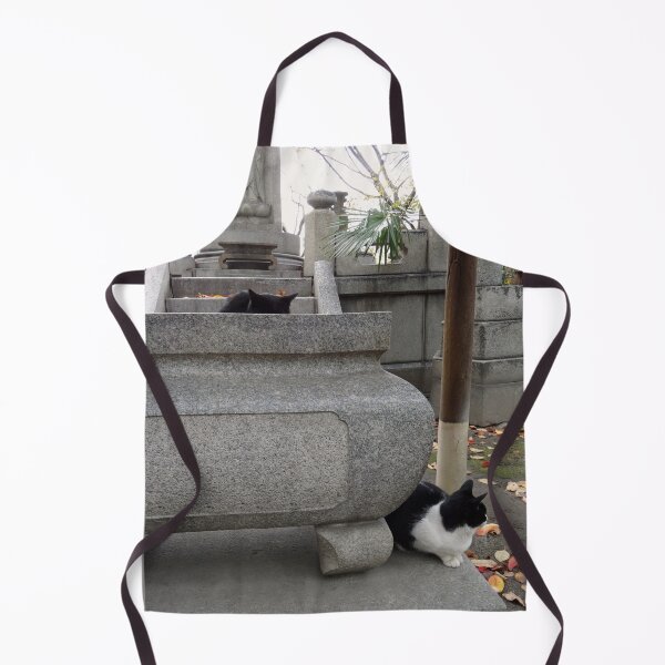 Item preview, Temple cats in Fukuoka Japan designed and sold by cuisinecat2.