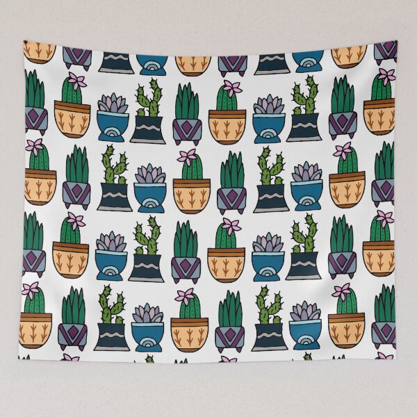 Item preview, Succulents and Cacti || Houseplants || Potted Plants designed and sold by Hilary Leslie.