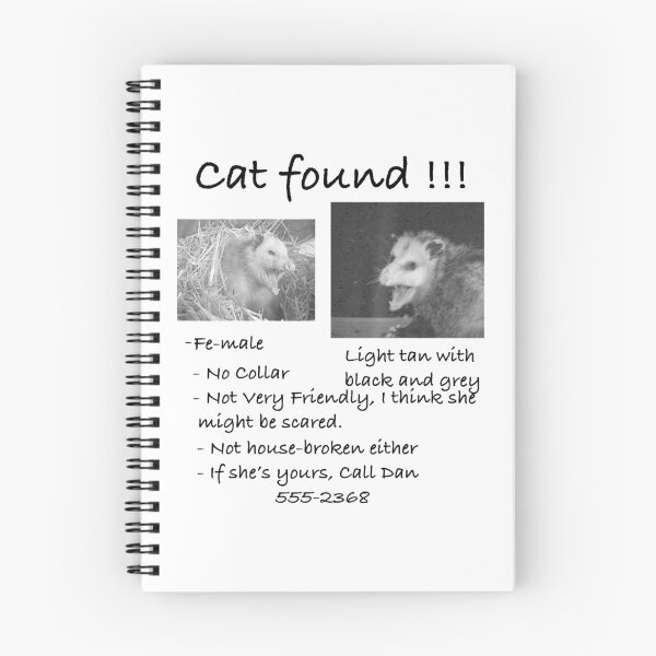 Item preview, Cat Found! Funny Pet Opossum Possum designed and sold by JanelAmico.