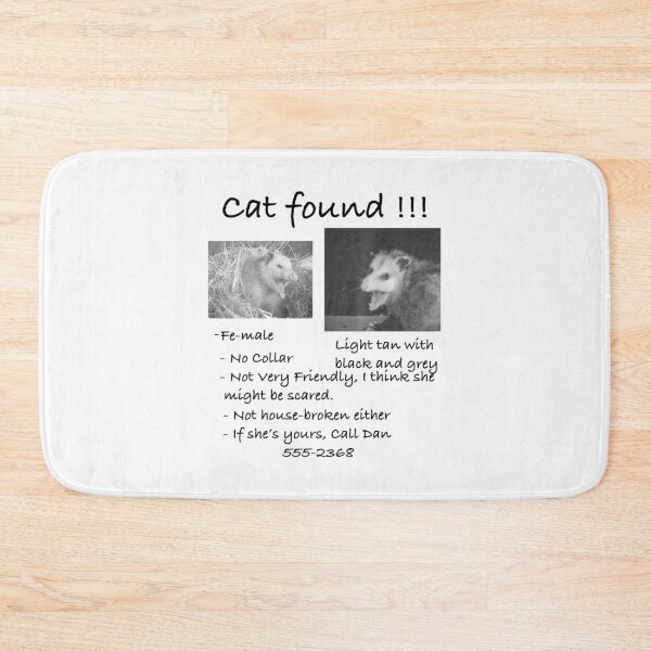 Item preview, Cat Found! Funny Pet Opossum Possum designed and sold by JanelAmico.