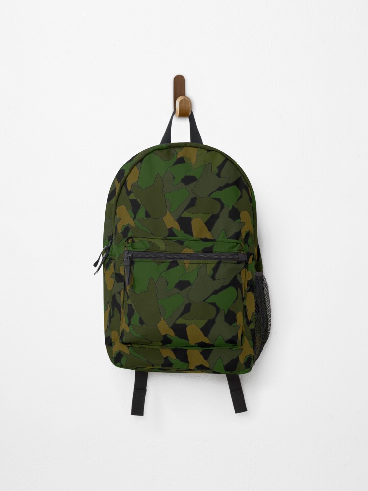 Thumbnail 1 of 3, Backpack, Bully Camo designed and sold by emilydevineart.