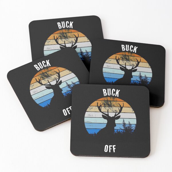 Item preview, Buck Off Retro Vintage White designed and sold by DarkHumorstore.
