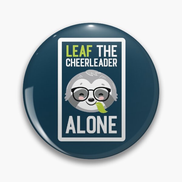 Artikelvorschau, Funny Cheerleader Pun - Leaf me Alone - Gifts for Cheerleaders entworfen und verkauft von betternotes.