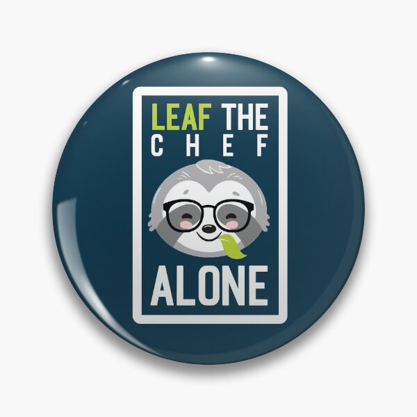 Item preview, Funny Chef Pun - Leaf me Alone - Gifts for Chefs designed and sold by betternotes.