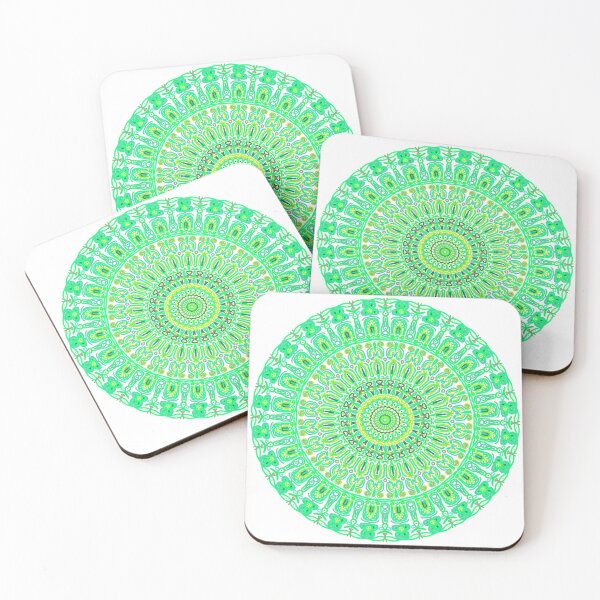 Item preview, Serene Green Mandala designed and sold by TeeandToast.