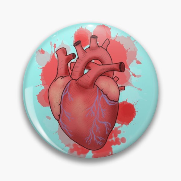 Item preview, Anatomical Heart with Splatters designed and sold by DesignsBySaxton.