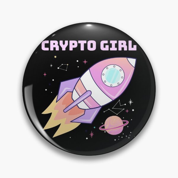 Item preview, Crypto Girl - Rocket Ship designed and sold by SDPayments.