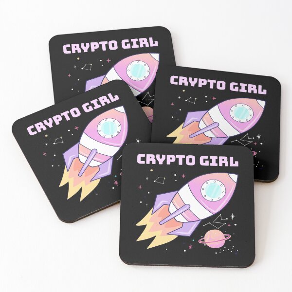 Item preview, Crypto Girl - Rocket Ship designed and sold by SDPayments.
