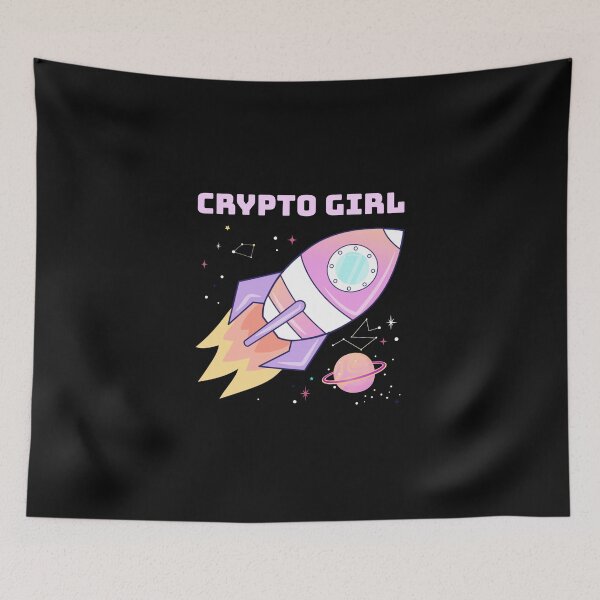 Item preview, Crypto Girl - Rocket Ship designed and sold by SDPayments.