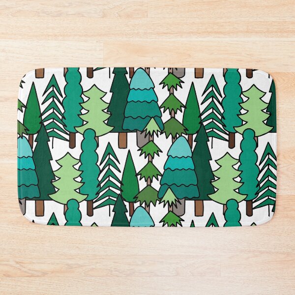 Item preview, Evergreen Forest || Green Forest || Cute Trees designed and sold by Hilary Leslie.