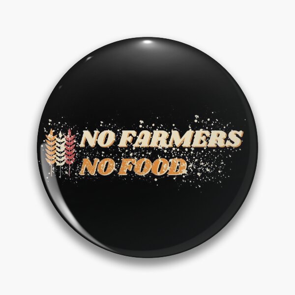 Item preview, No Farmers No Food retro distressed  designed and sold by Rabbitti.