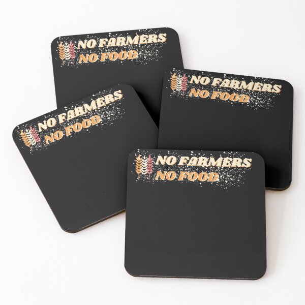 Item preview, No Farmers No Food retro distressed  designed and sold by Rabbitti.