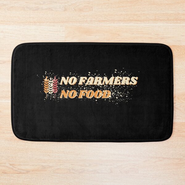Item preview, No Farmers No Food retro distressed  designed and sold by Rabbitti.