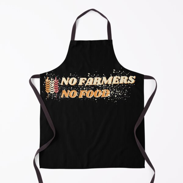 Item preview, No Farmers No Food retro distressed designed and sold by Rabbitti.