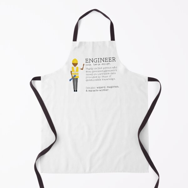 Item preview, Funny Engineer Dictionary Description -Male Darker Skin Tone designed and sold by LouiseFranksArt.