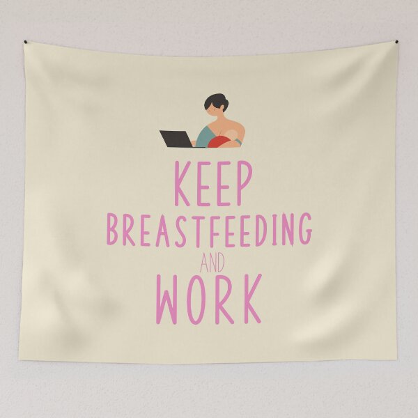 Item preview, keep breastfeeding and work : cut gift for breastfeeding mom designed and sold by RM2017.