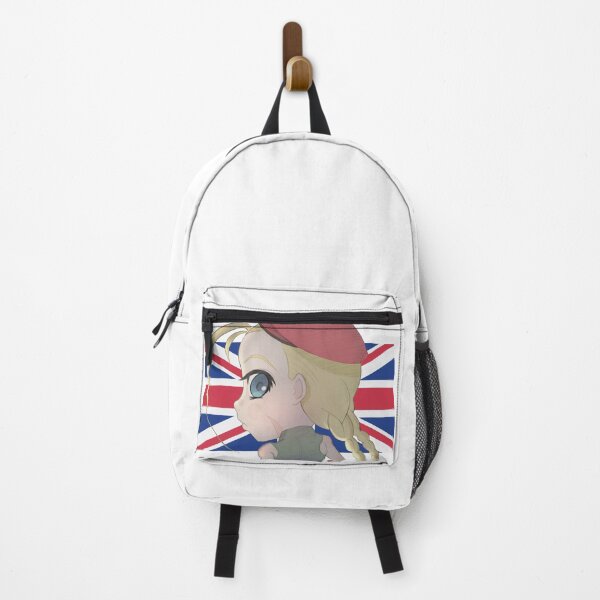 Item preview, Street Fighter Kawaii Chibi Cammy Face & Flag designed and sold by ArtofLuCe.