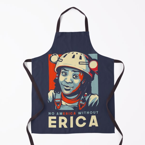 Item preview, Vote ERICA - No America without Erica - Funny Crossover Hope Sign - TV Show designed and sold by BlancaVidal.