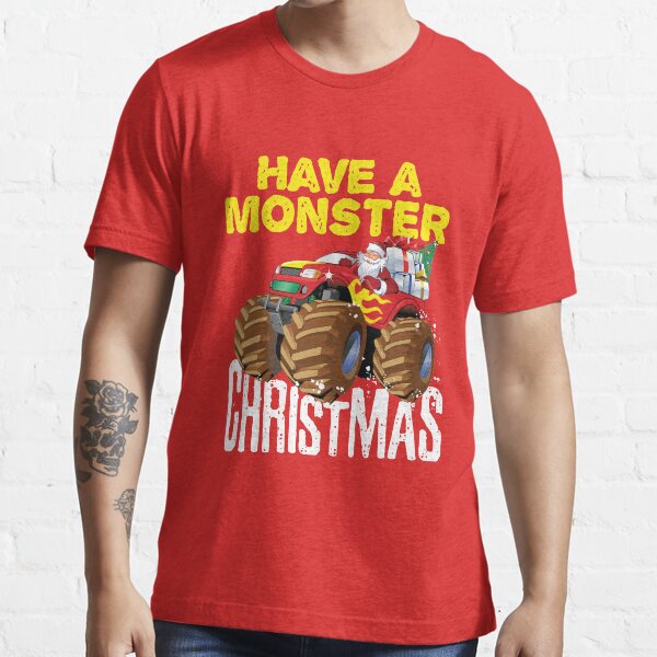 Monster Truck Christmas Essential T-Shirt