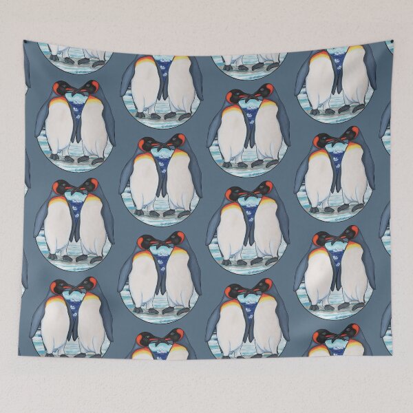 Item preview, Penguins Mate for Life designed and sold by halfmoonharry.