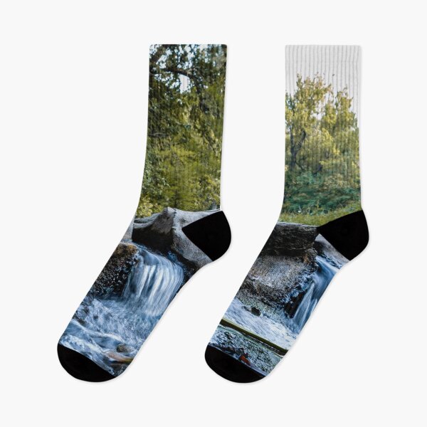 Item preview, Waterfall in Nicolae Romanescu Park designed and sold by Life-s-A-Hike.