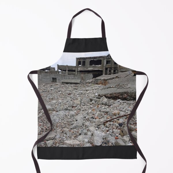 Item preview, Gunkanjima rubble near Nagasaki Japan designed and sold by cuisinecat2.
