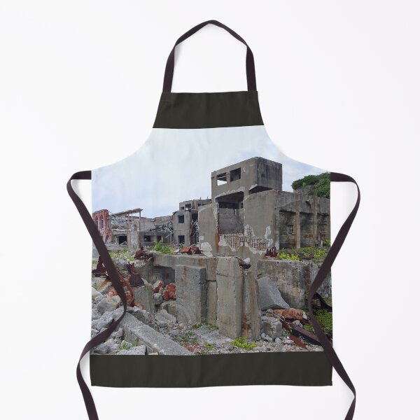 Item preview, Gunkanjima Island Japan designed and sold by cuisinecat2.