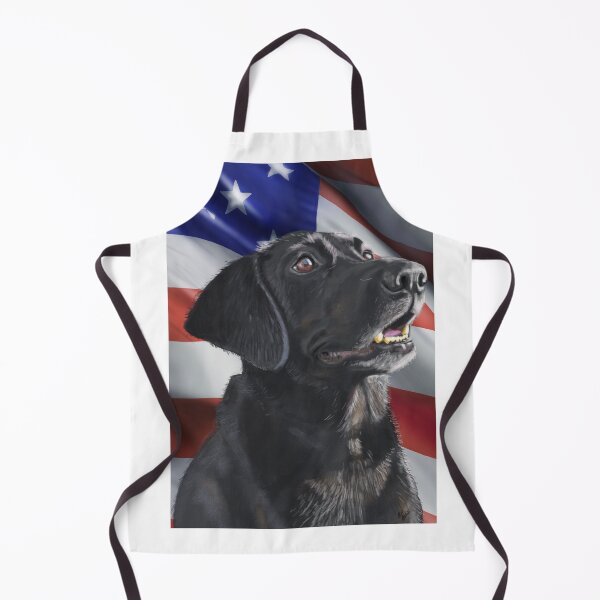 Item preview, Patriotic Black Lab Dog and Pet Digital Painting designed and sold by abbottoons.