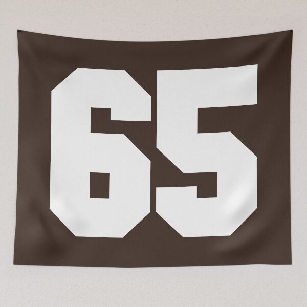 Item preview, 65 Number Cleveland Sports Sixty-Five Brown Jersey designed and sold by HelloFromAja.