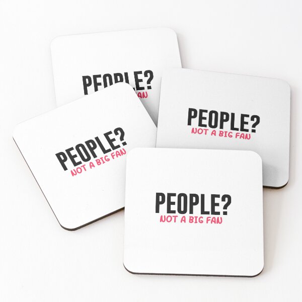 Item preview, People? Not a big fan. Funny t-shirt design. designed and sold by phassystore.