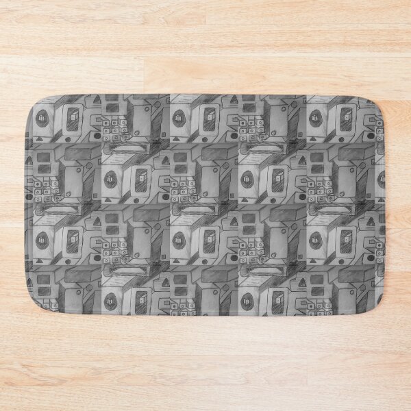 Item preview, abstract blocks - black & white. designed and sold by JPOempathy.