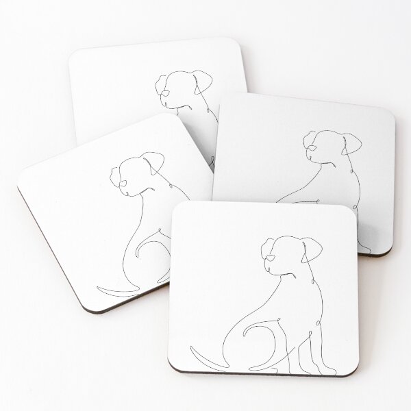 Item preview, Dog One Line Art designed and sold by Tinteria.
