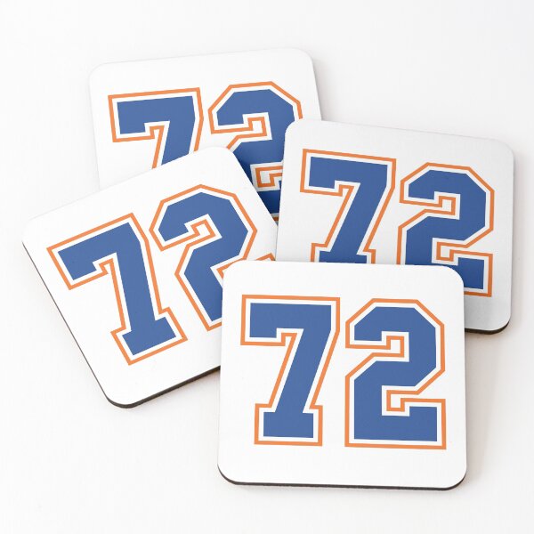 Item preview, Seventy-Two Jersey Number Sports 72 designed and sold by HelloFromAja.