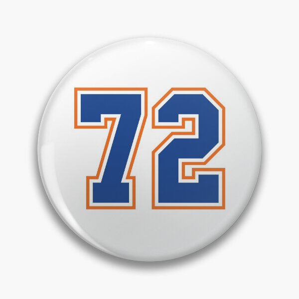 Item preview, Seventy-Two Jersey Number Sports 72 designed and sold by HelloFromAja.