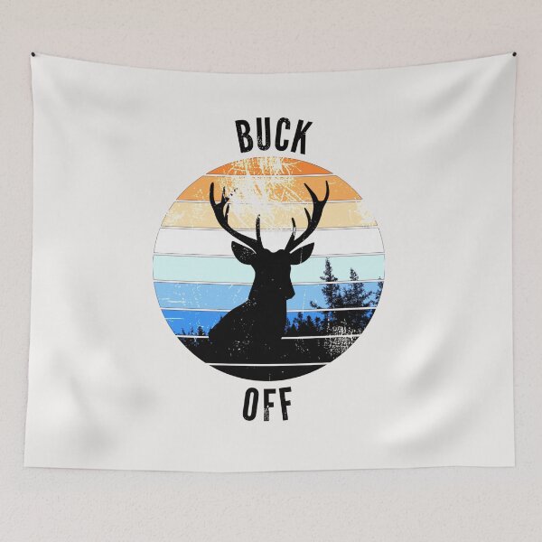 Item preview,  Buck Off Retro Vintage Black designed and sold by DarkHumorstore.