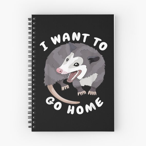 Item preview, Funny I Want to Go Home Possum Trash Opossum Meme  designed and sold by JanelAmico.