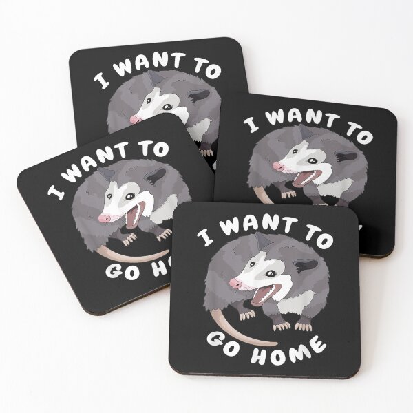 Item preview, Funny I Want to Go Home Possum Trash Opossum Meme  designed and sold by JanelAmico.