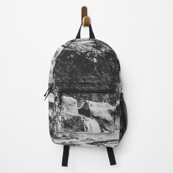 Item preview, Black&White Waterfall in Nicolae Romanescu Park designed and sold by Life-s-A-Hike.